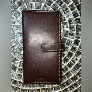 Slim Leather Coach wallet